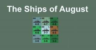   Naval Counters & Materials for Guns of August (Avalon Hill)  