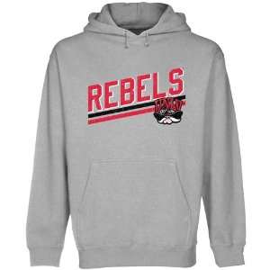  UNLV Rebels Rising Bar Pullover Hoodie   Ash Sports 