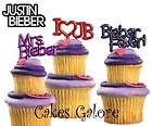 Justin Bieber Fever Pix Stix Cake Cupcake Pick Decoration Toppers 