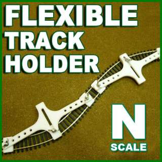 160 SCALE FLEXIBLE TRACK HOLDER (2 in a set)  
