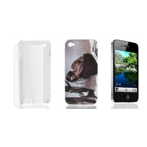  Gino Lady Print Cover Hard Case + Screen Guard for iPhone 