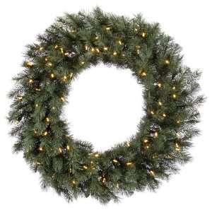  48 Blue Albany Spruce Christmas Wreath w/ 300T 180 Led 