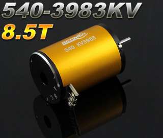 RCTIMER CT540 8.5T 3983KV 3 Slot Sensorless Brushless Motor 1/10, 1/12 