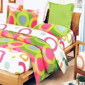 Rhythm of Colors] 100% Cotton 5PC MEGA Comforter Cover/Duvet Cover 