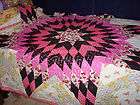 BREAST CANCER AWARENESS FIGHT LIKE A GIRL Star Quilt Top, Block