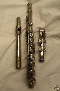 Bundy Silver Flute  