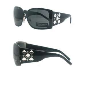  Dolce and Gabbana Black Sunglasses DG 2044B 130/87: Sports 