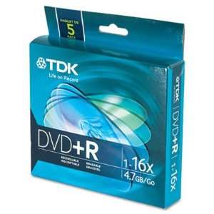  TDK DVDR Discs TDK48576 Electronics