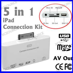   Connection Kit Adapter SD USB + TV Adapter for ipad 1 / ipad 2 EA511