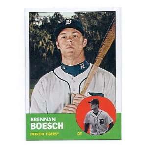   Topps Heritage #302 Brennan Boesch Detroit Tigers