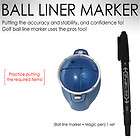 New Golf Ball Line Linear Marker Template Alignment  