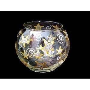   the Stars Design   19 oz. Bubble Ball with candle