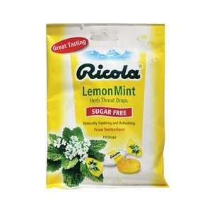  Ricola Herb Throat Drops Lemon Mint Sugar Free: Health 