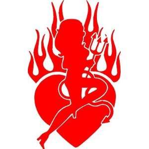  SEXY DEVIL GIRL , Vinyl Decal, Car or Truck, Mud Flap size 
