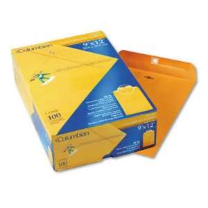  Clasp Envelopes   Side Seam, 9 x 12, Light Brown, 100/box 