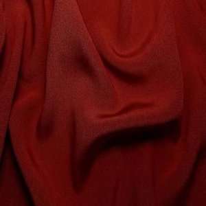  Silk Fabric Crepe Back Satin Crimson
