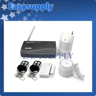   Home House Alarm GSM SMS Security System Voice Prompt + Water Sensors
