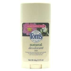 Toms of Maine Natural Deodorant Stick Honeysuckle Rose 2.25 oz. (Case 