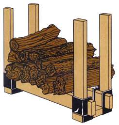 Stack It Brackets   Firewood Storage Rack, Shelf Brackets, Workbench 