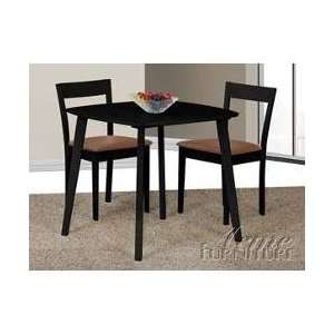  Acme Furniture Black Finish Dinning Room 3 piece 12620 set 