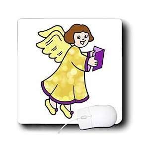  TNMGraphics Christmas   Cute Singing Angel   Mouse Pads 