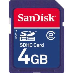   4GB Standard SDHC Memory Card (Memory & Blank Media)