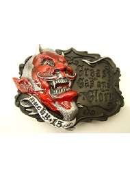 Lucky 13 Grease Gas and Glory Devil Buckle Bottle Opener