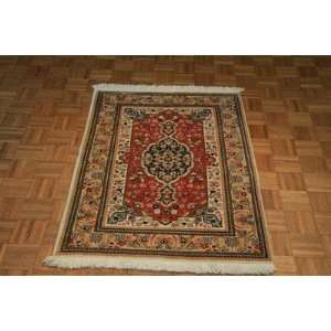   10 HAND KNOTTED PERSIAN TABRIZ DESIGN RUG 