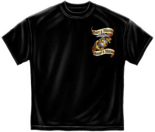   the Devil Dogs T Shirt once a marine always US flag corps army MM101