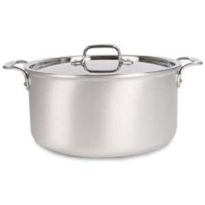  All Clad Master Chef 2 Stock Pot with Lid 8 Qt.: Kitchen 