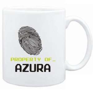  Mug White  Property of _ Azura   Fingerprint  Female 