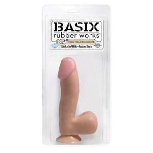  Basix 6.5in Flesh Dong W/Suction Cup Health & Personal 