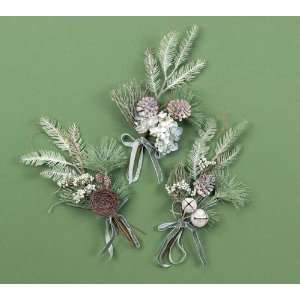 12 Richest Winter Birds Nest, Hydrangea & Jingle Bell Christmas Pine 
