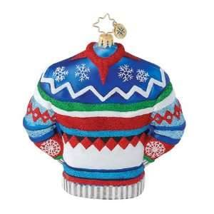  Christopher Radko Alpine Sweater Ornament: Home & Kitchen