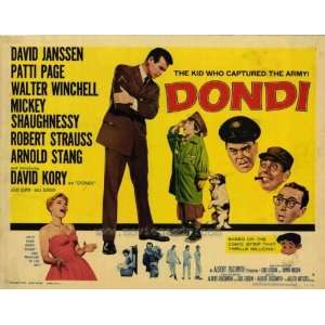  Dondi Movie Poster (22 x 28 Inches   56cm x 72cm) (1961 