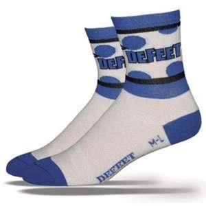  DeFeet AirEator 5in D Team KOM Blue/White Cycling/Running 