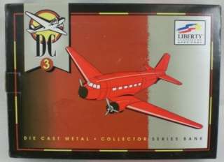 Liberty Classics DC 3 Military Airplane Bank #45000 NEW  