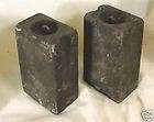 pair of clock weights 8 day og wood works 7 lb expedited shipping 