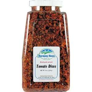 Harmony House Foods Dried Tomato Dices (8 oz, Quart Size Jar) for 