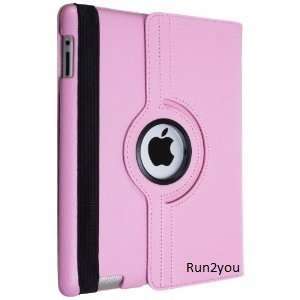   Leather Case for the new Apple iPad, 3rd Generation and iPad 2 (Pink