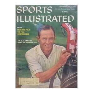  Charlie Coe autographed Sports Illustrated Magazine (Golf 