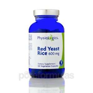  Physiologics Red Yeast Rice 600mg 120 Capsules Health 
