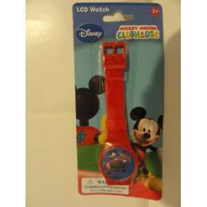  Disney LCD Red Mickey Mouse Clubhouse Digital Watch for 