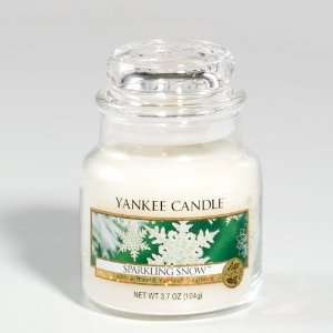    Sparkling Snow   3.7 Oz Small Jar Yankee Candle