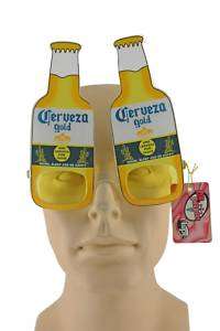 Cerveza Gold Beer Glasses 21st Birthday sunglasses  