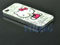 New White Hello Kitty Hard Case Cover Skin For Apple iPhone 4 4G 4S 06 