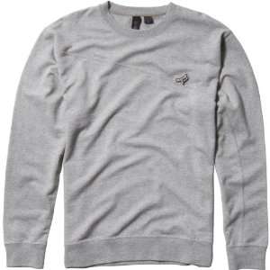   Fleece Mens Sweater Casual Wear Sweatshirt   Heather Grey / Large