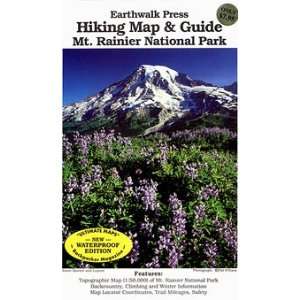  Mount Rainier National Park Hiking Map & Guide / Earthwalk 