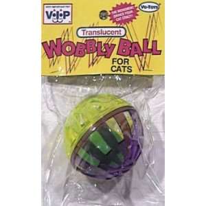  Vo Toys Translucent Wobbly Ball Cat Toy: Kitchen & Dining