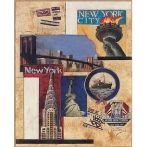  New York Collage    Print